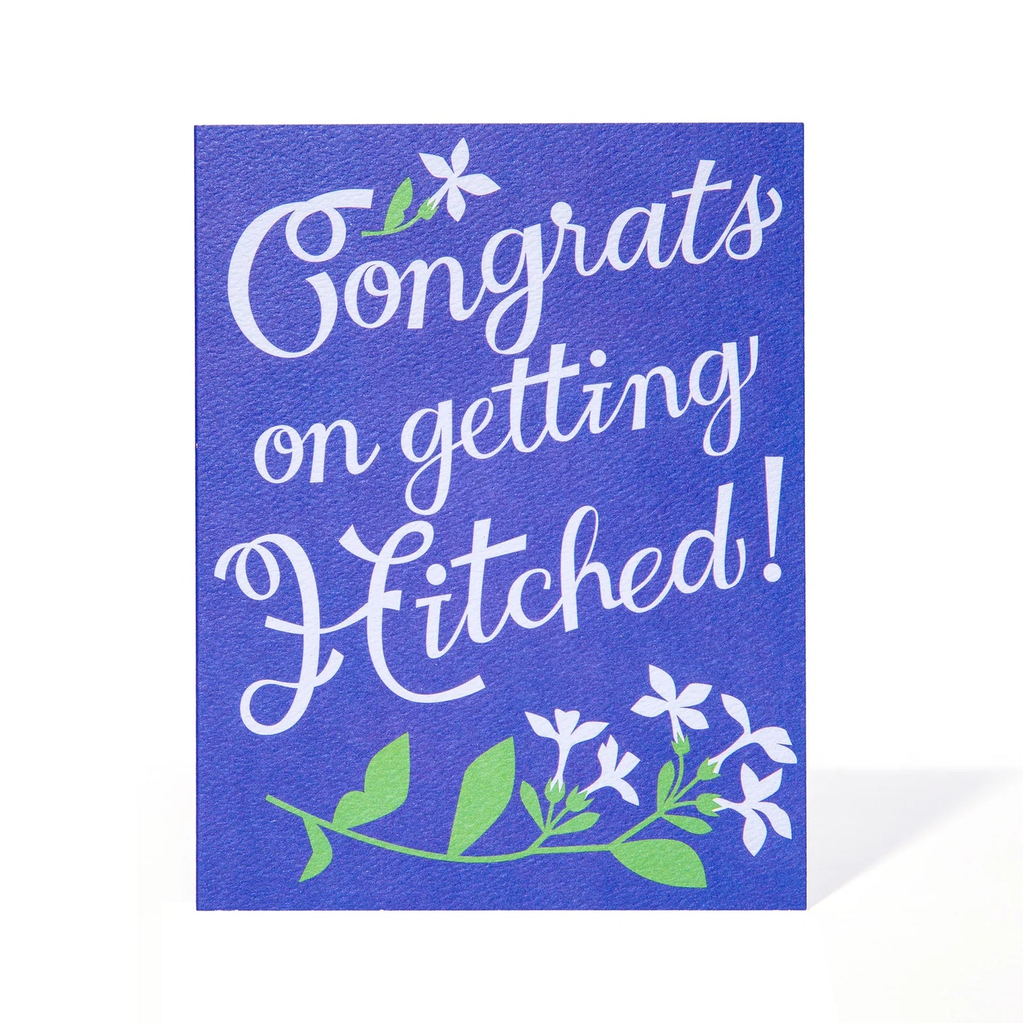 Congrats on Getting Hitched Wedding Card