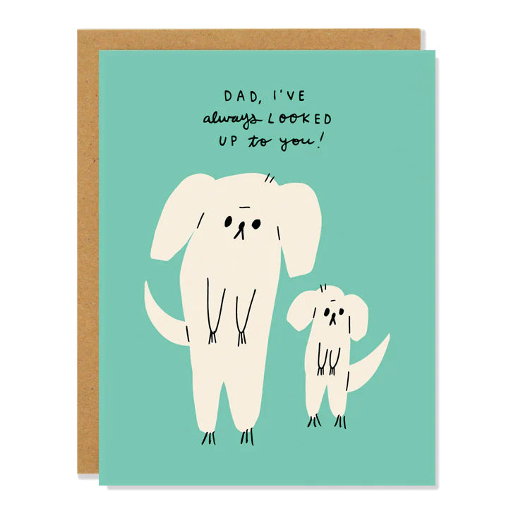 Dog & Puppy Greeting Card
