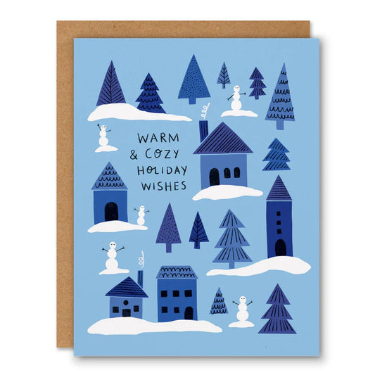 Holiday Village Greeting Card