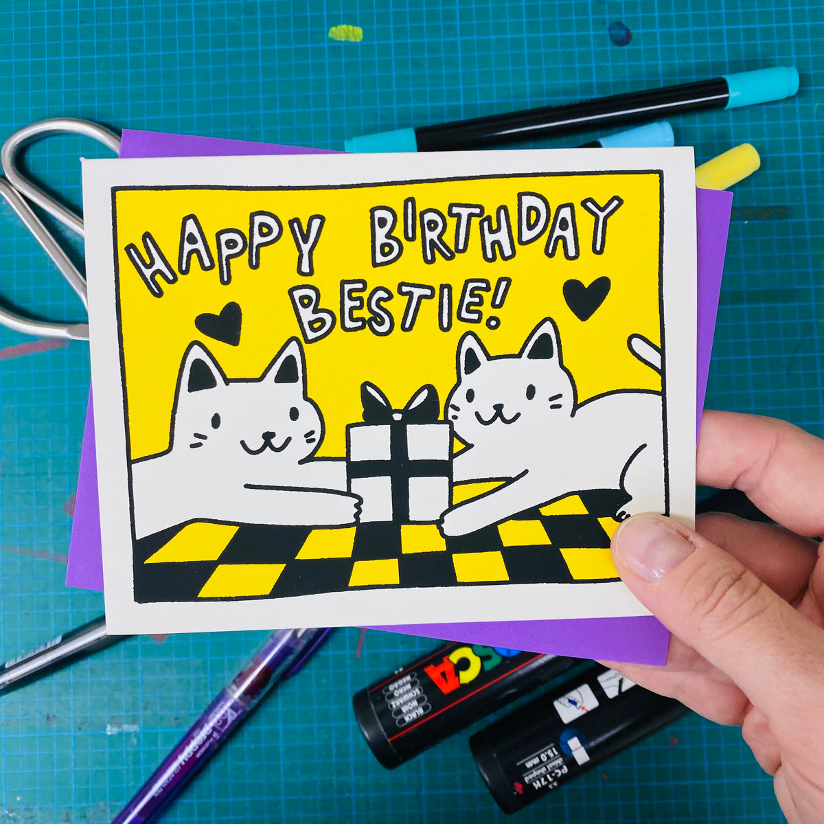 Happy Birthday, Bestie! Greeting Card