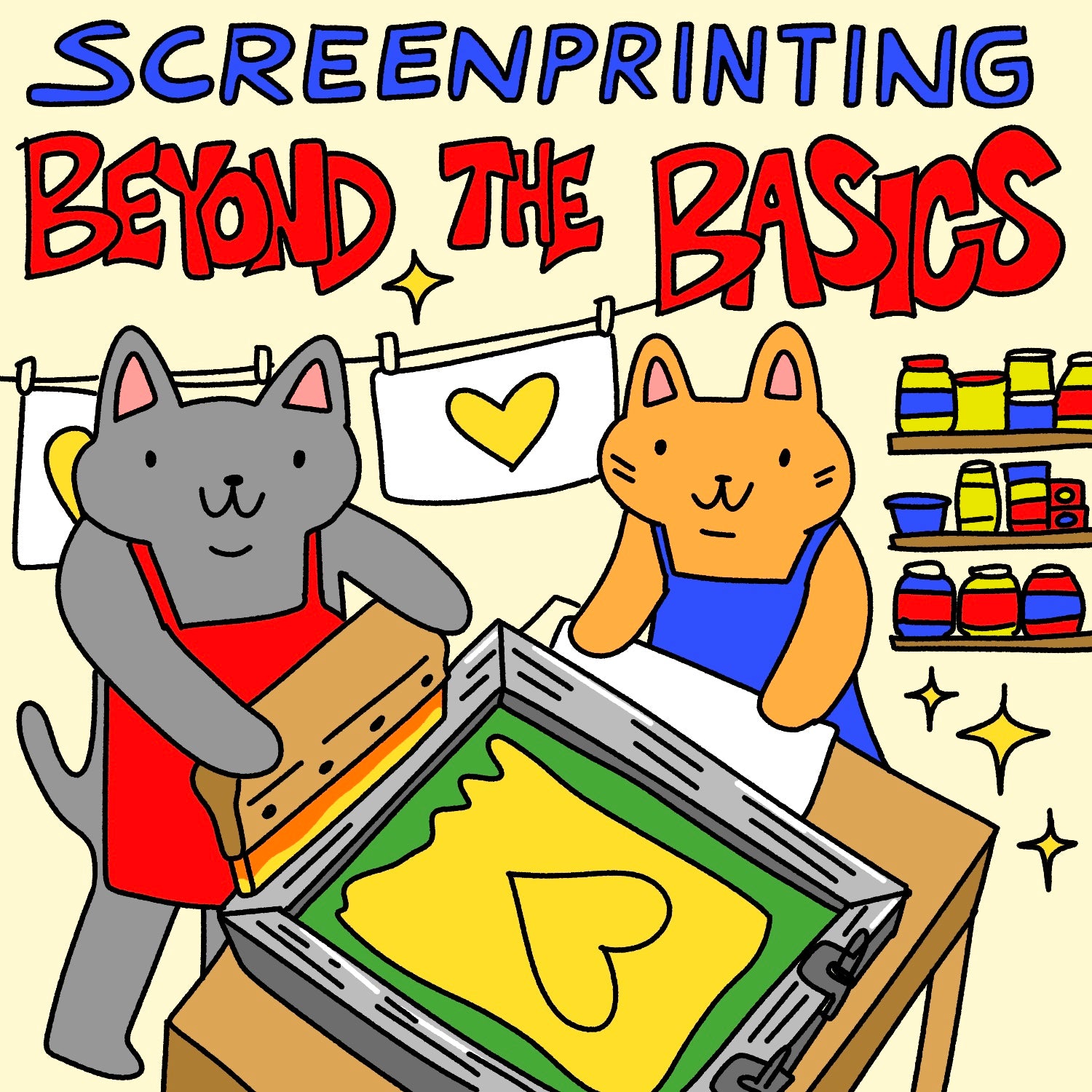 Screenprinting: Beyond the Basics - Three Session Course – Secret Planet