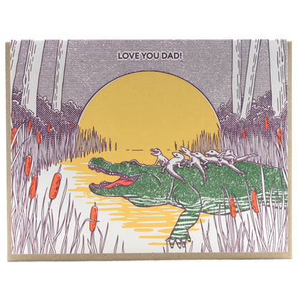 Father's Day Croc Dad Greeting Card