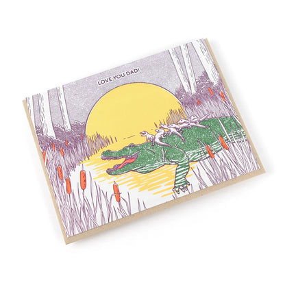Father's Day Croc Dad Greeting Card