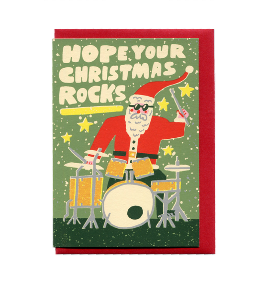Hope Your Christmas Rocks Card