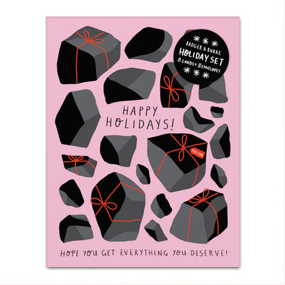 Coal Holiday Greeting Card