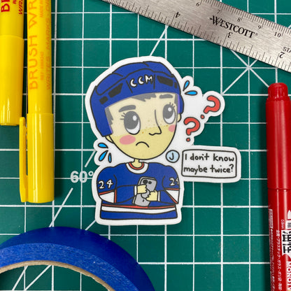 Shane Hollander Vinyl Sticker