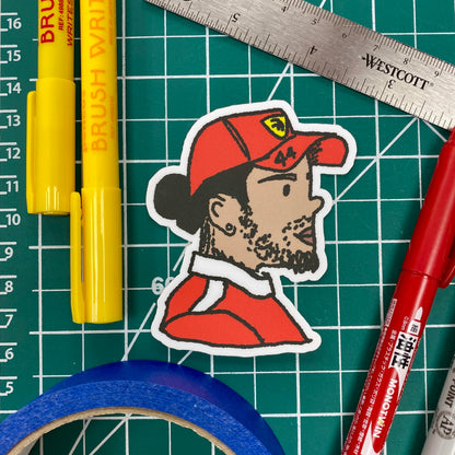 Lewis Hamilton Vinyl Sticker