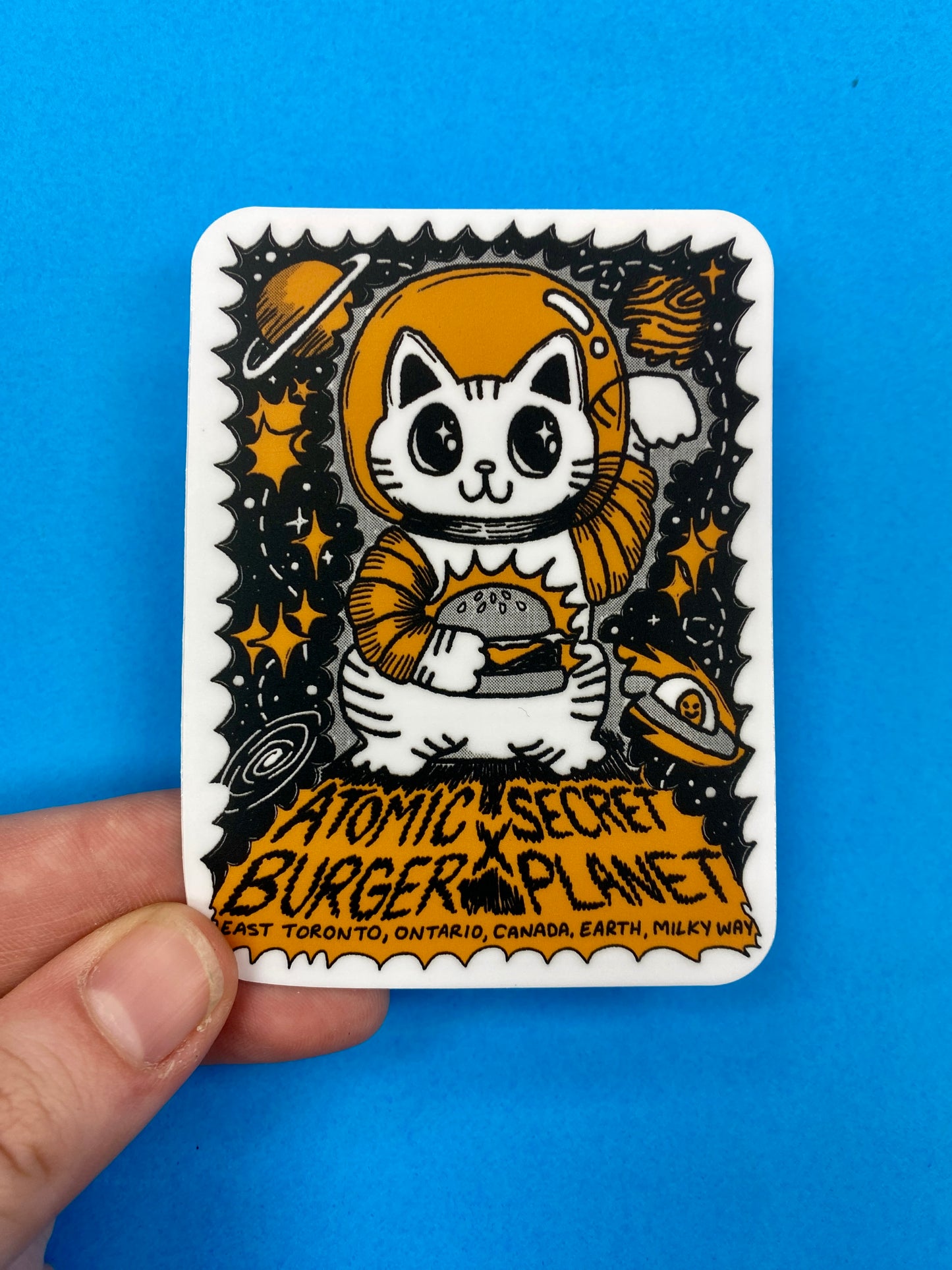 Atomic Burger x Secret Planet Sticker