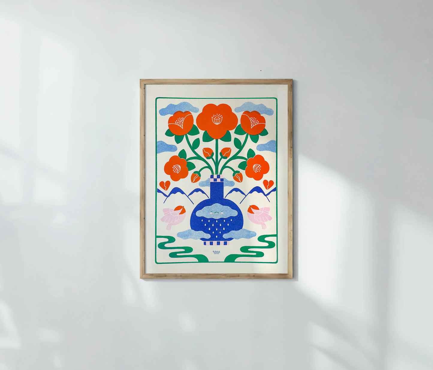 Breaking & Rebuilding Risograph Print