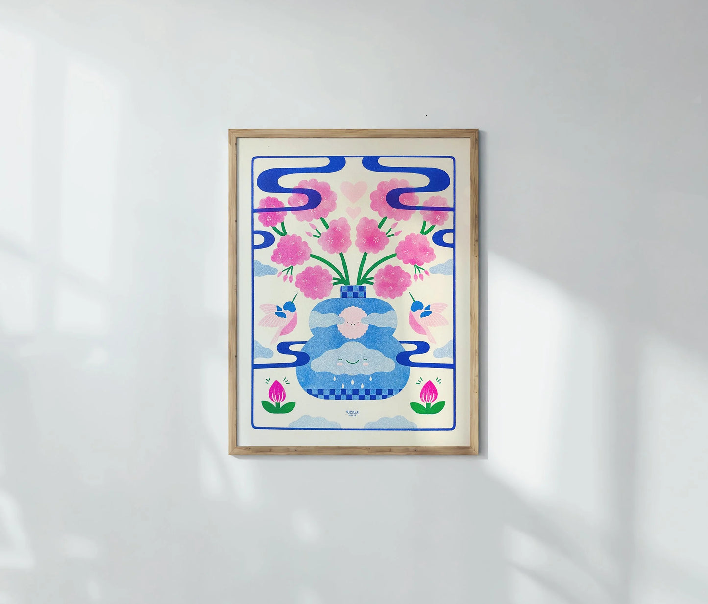 Healing & Growing Risograph Print