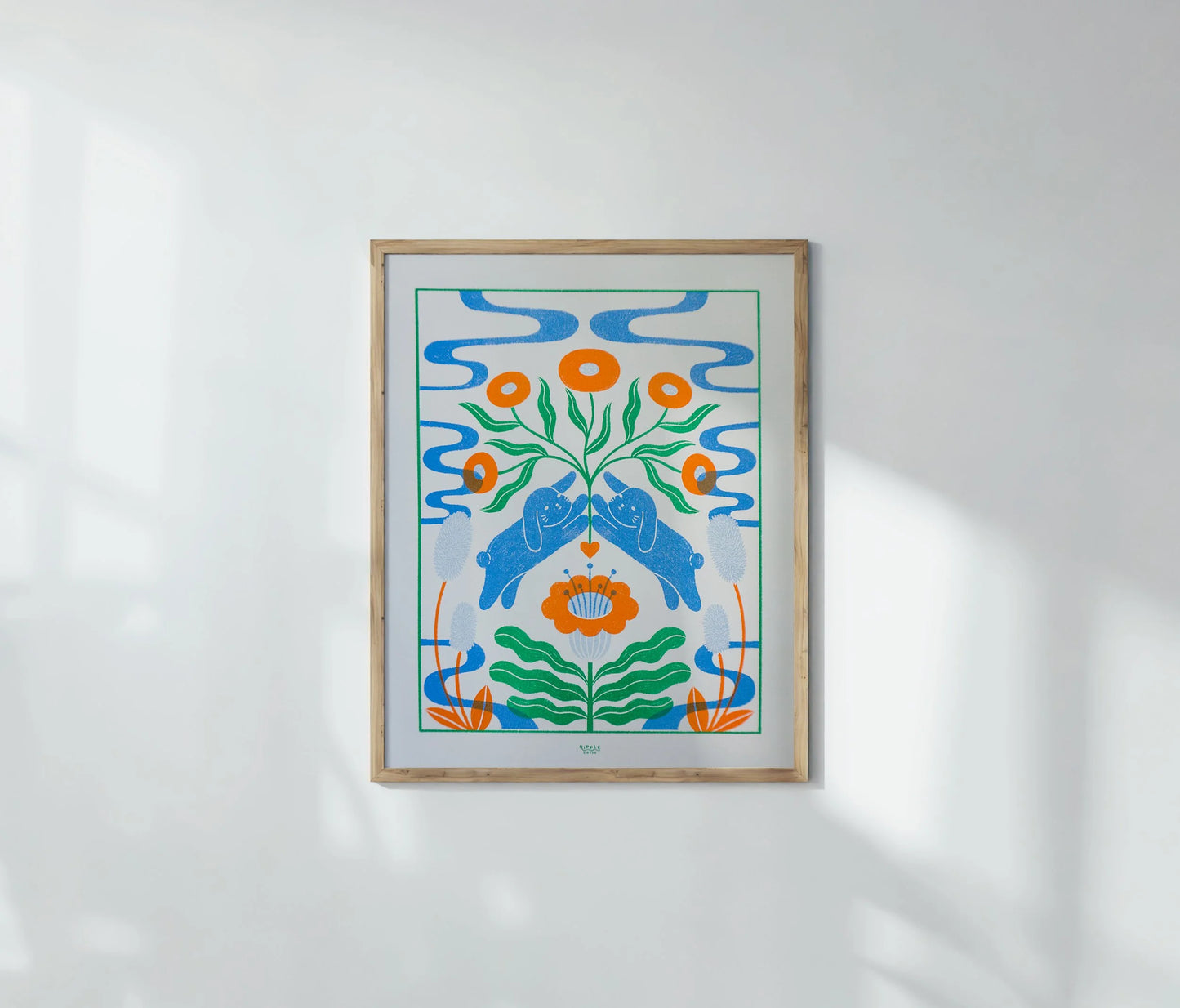 Growing Together Risograph Print
