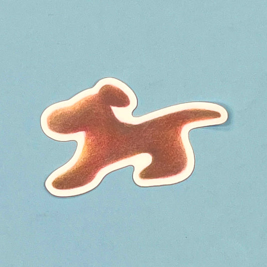 Dog Shape Sticker