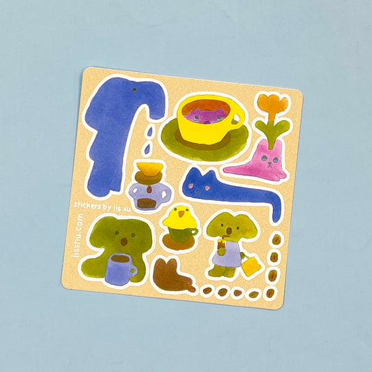 Coffee Sticker Sheet