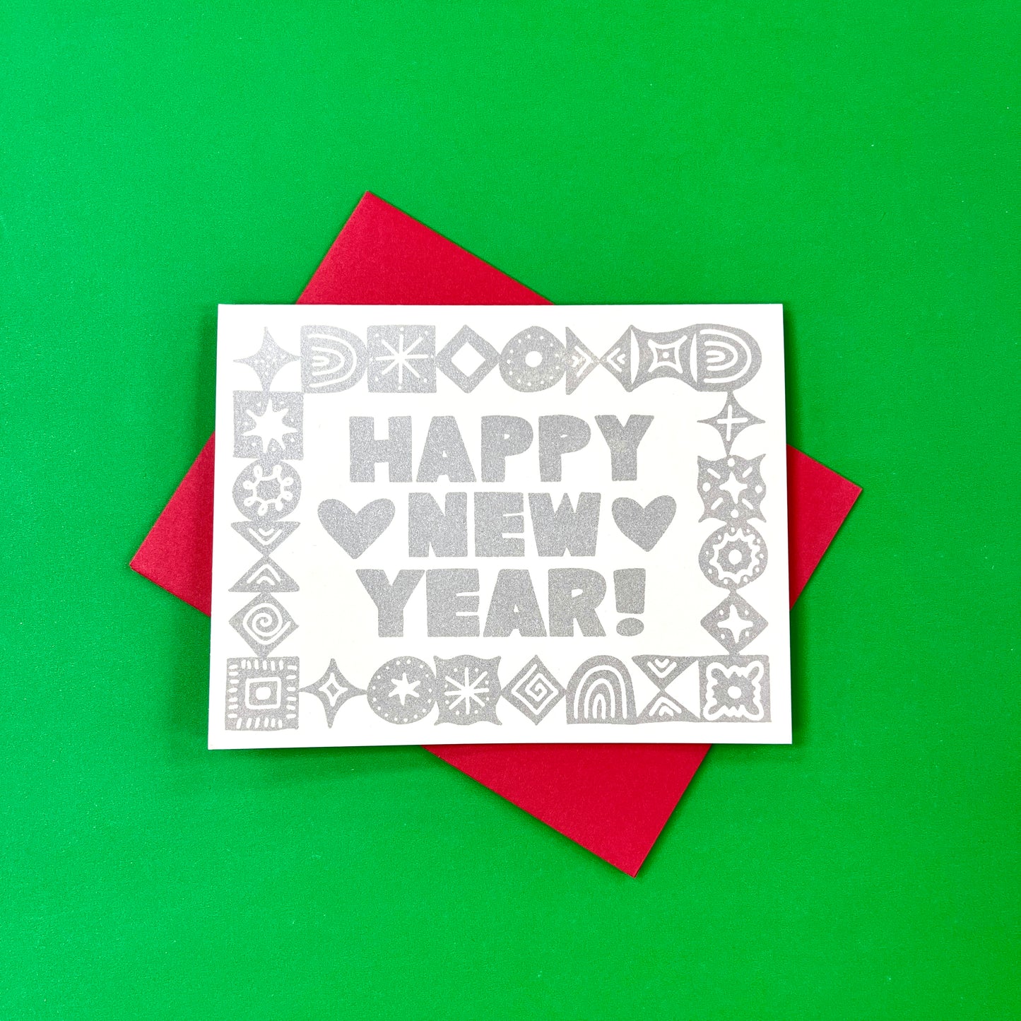 Happy New Year Greeting Card
