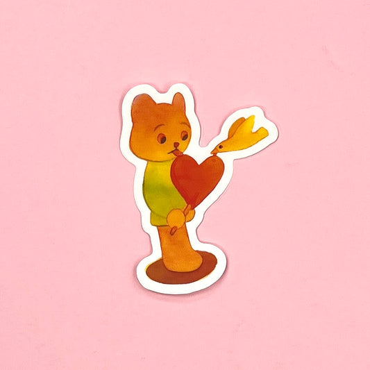 Valentine Lolly Sticker