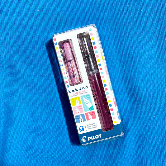 Kakuno Fountain Pen - Medium - Clear Pink