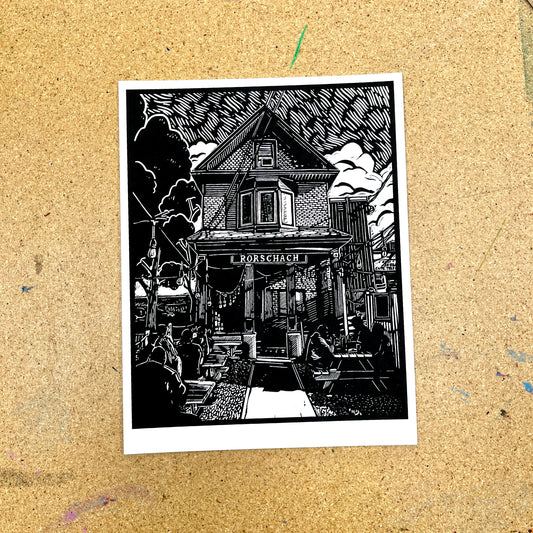 Rorshach Screenprint