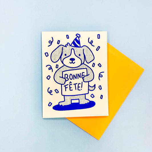Bonne Fête Greeting Card