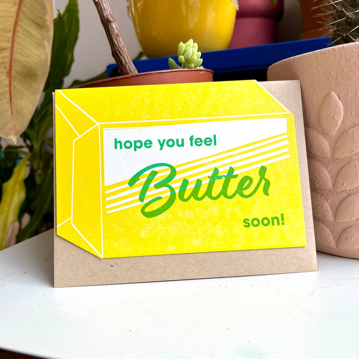 Butter Soon Greeting Card