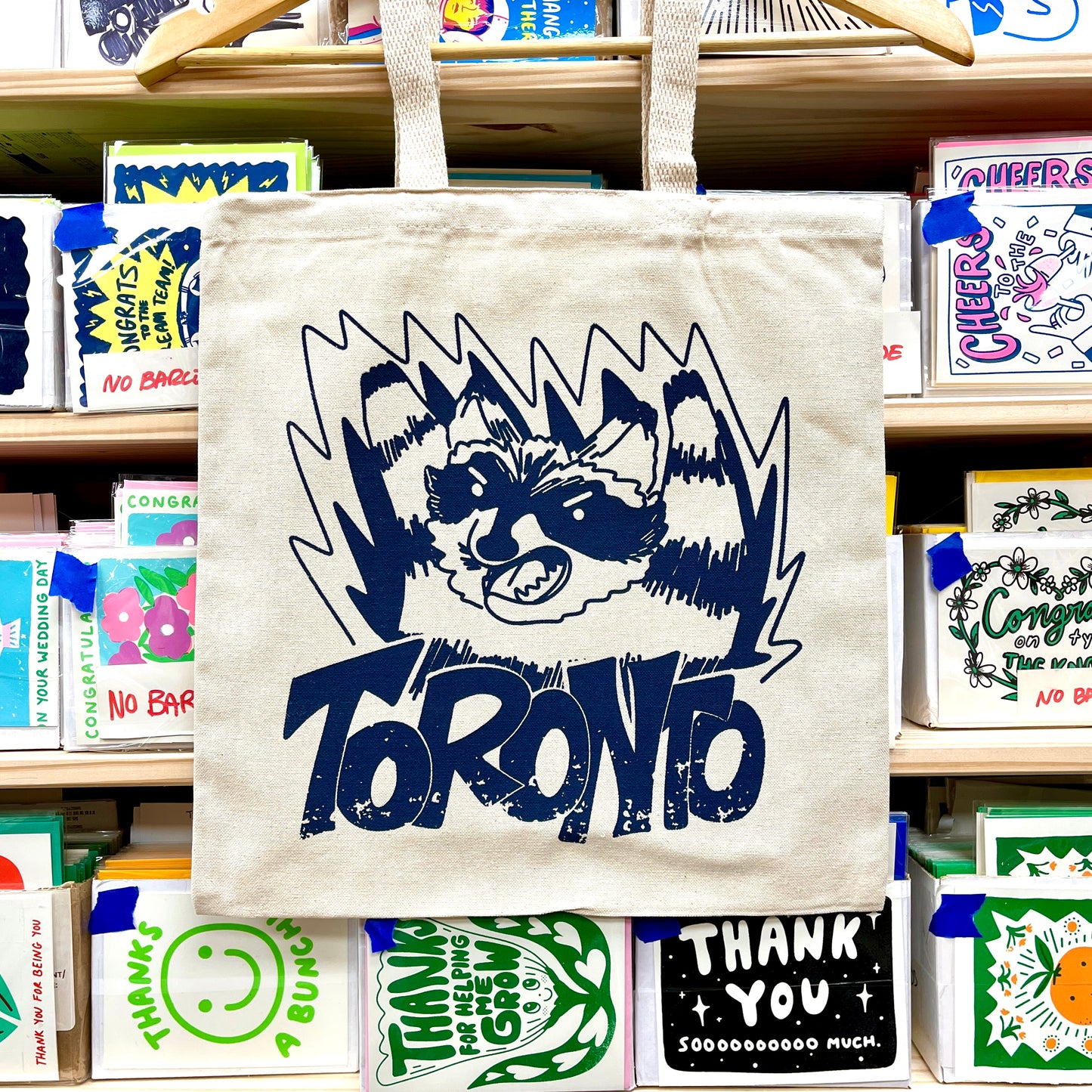 Toronto Feral Raccoon Tote