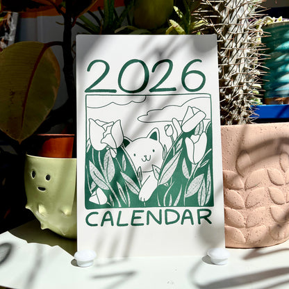 2026 - Cats n' Flowers Calendar