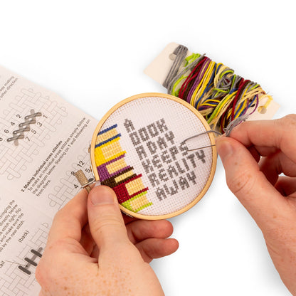 A Book a Day Mini Cross Stitch Embroidery Kit