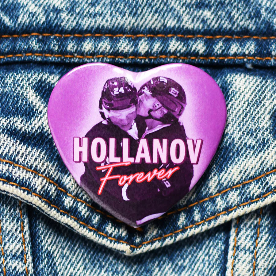 Hollanov Forever Heart Button