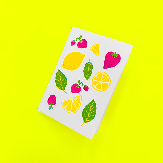 Strawberry Lemonade Notebook