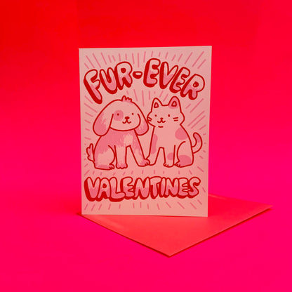 Fur-Ever Valentines Greeting Card