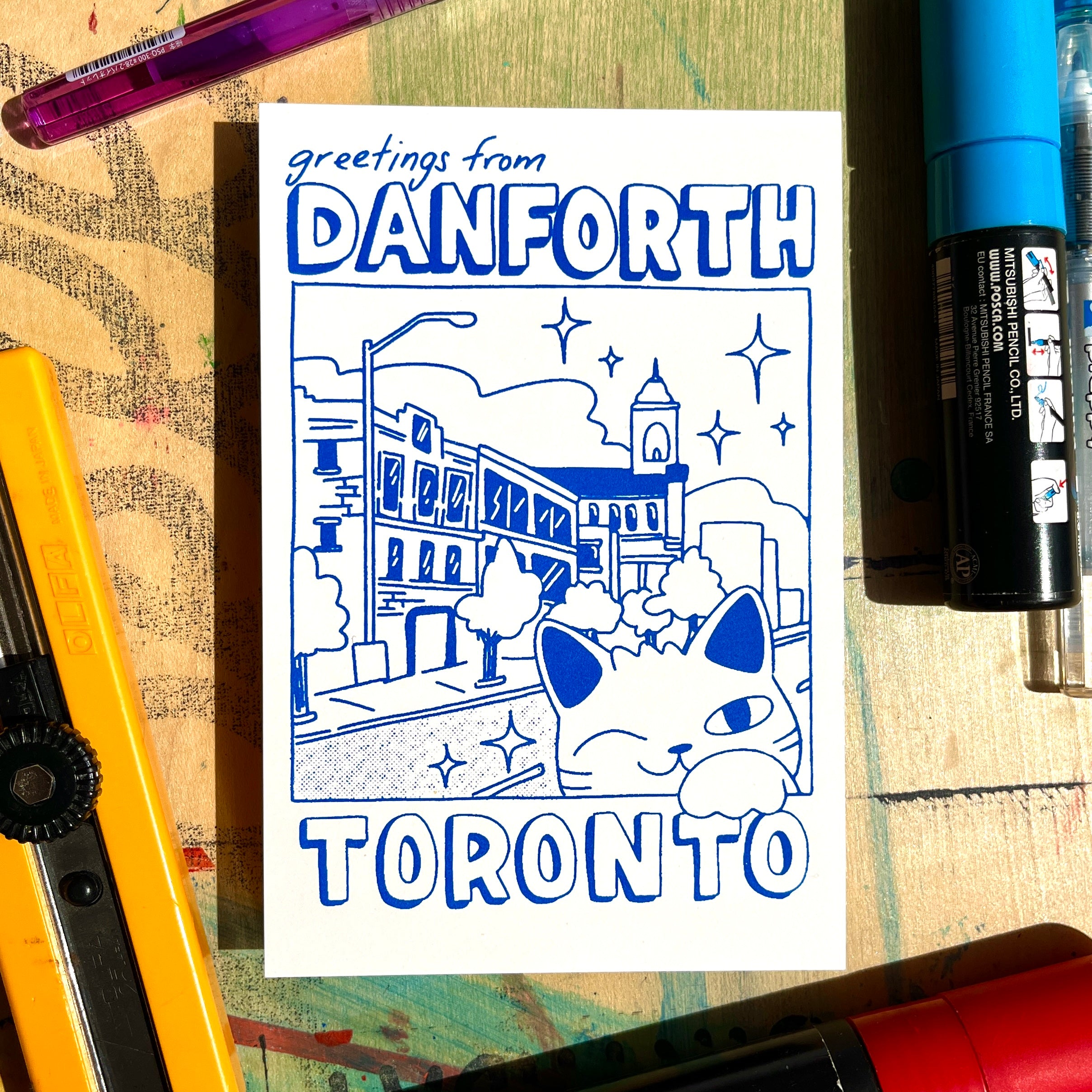 Greetings From Danforth Toronto Postcard – Secret Planet