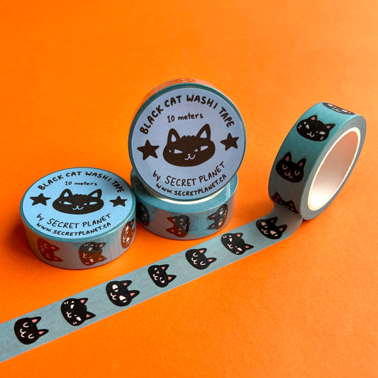 Black Cat Washi Tape