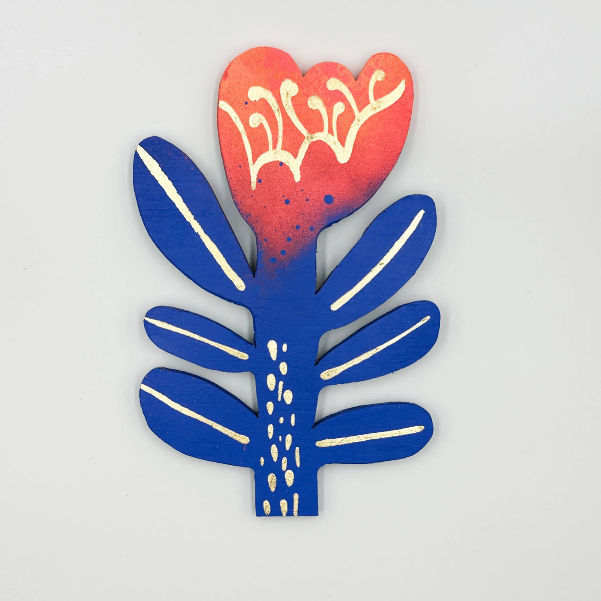 Wooden Floral Wall Hanging