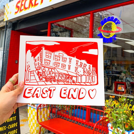 East End Love Mini Print