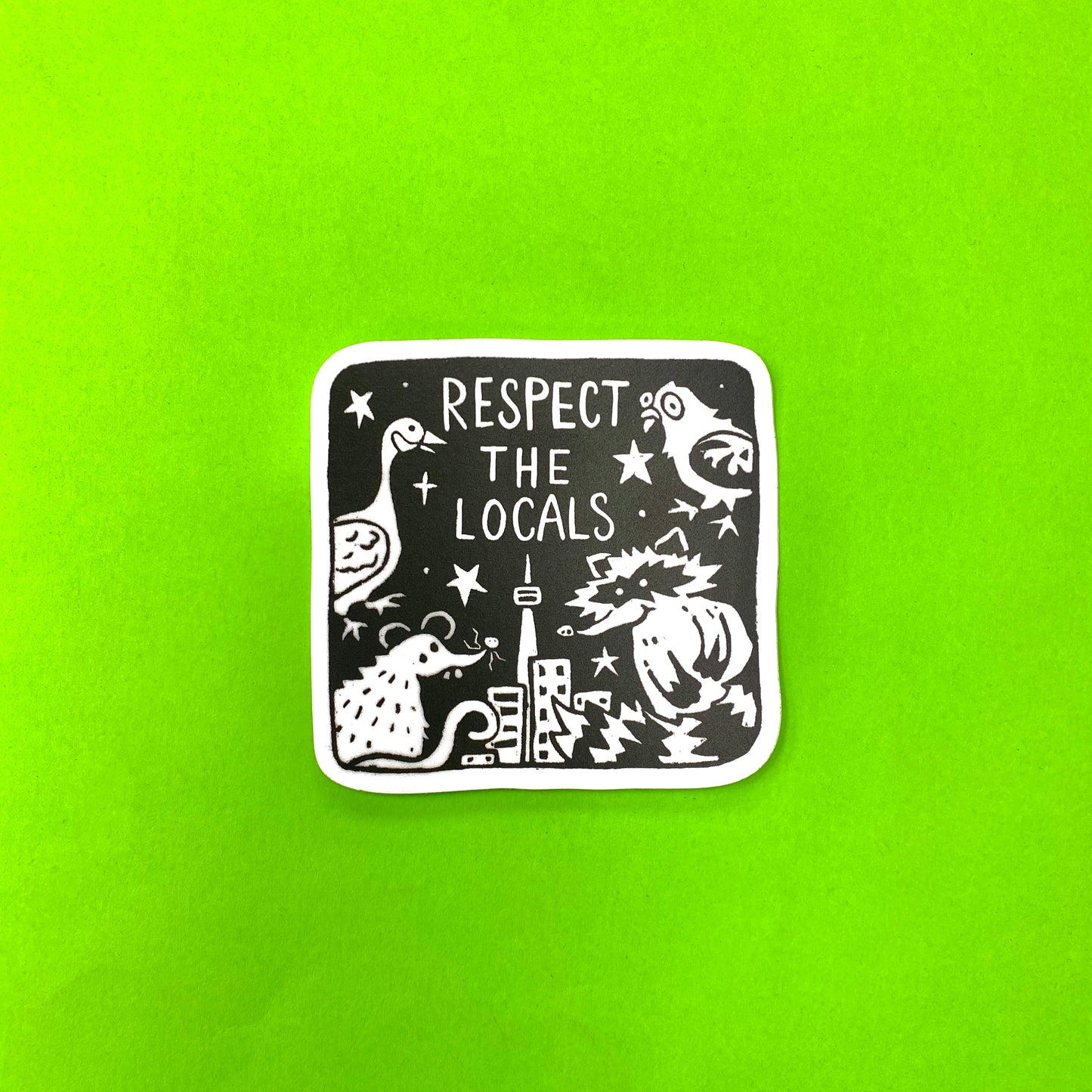 Respect The Locals Magnet