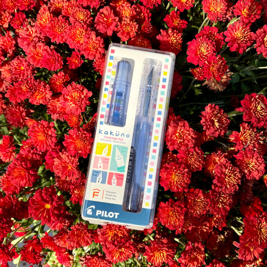 Kakuno Fountain Pen - Fine - Clear Blue