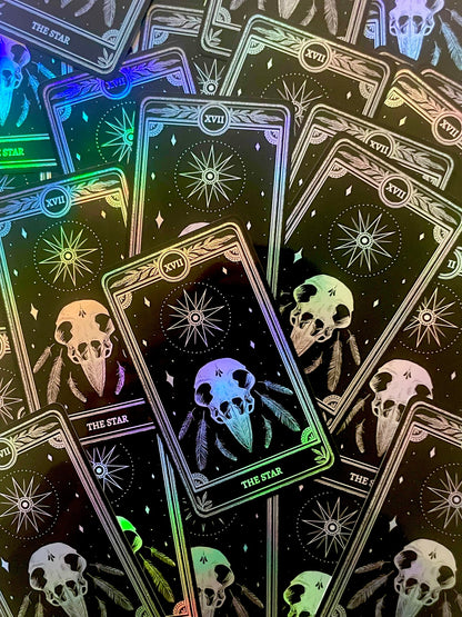 Marigold Tarot Holographic Sticker Pack (Celestial)