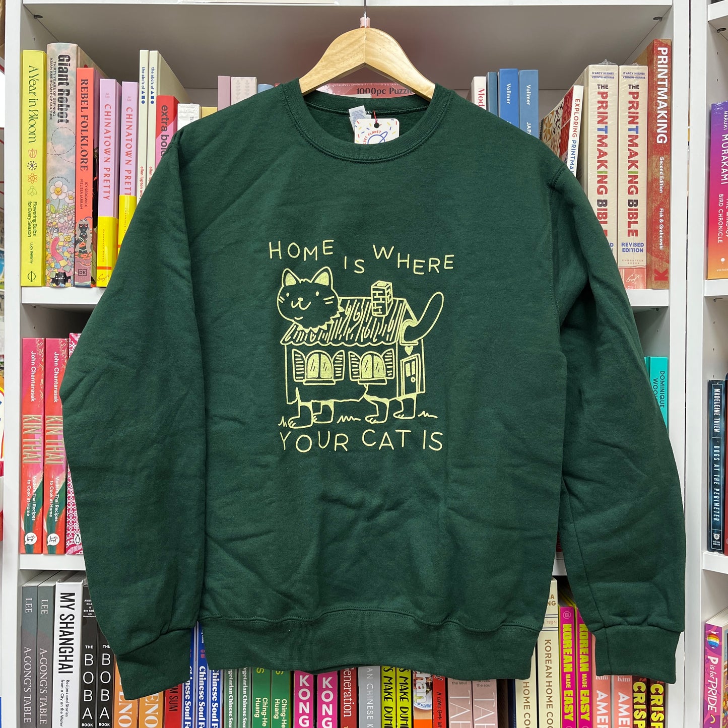 Home is Where Your Cat Is Crew Neck