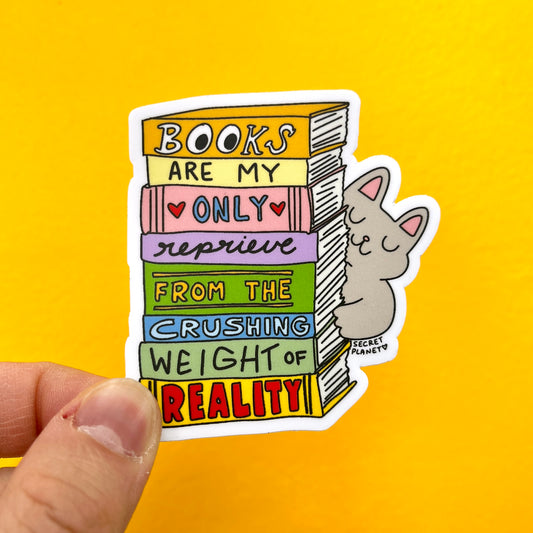 Book Crush Vinyl Sticker