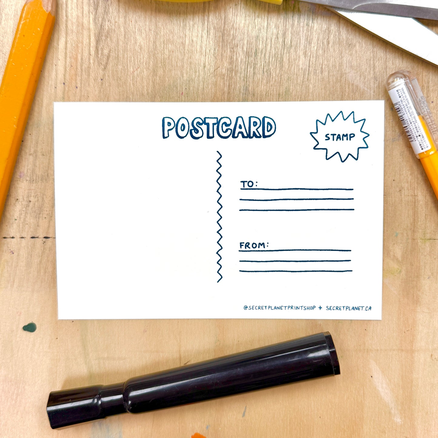 Toronto Kaiju Raccoon Postcard