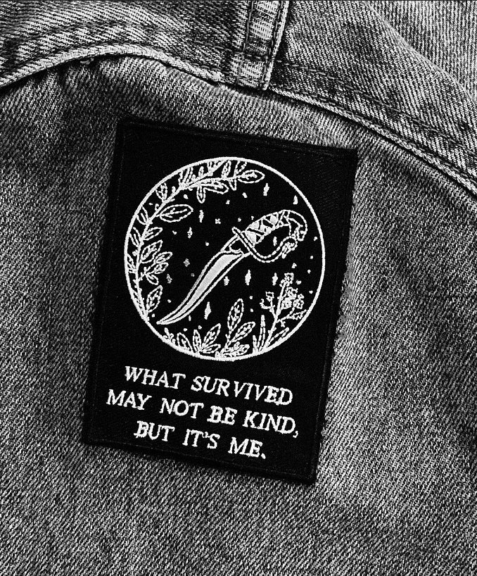 Embroidered Patch - "What Survived"