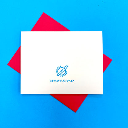 Happy Holidays Pattern Tile Greeting Card