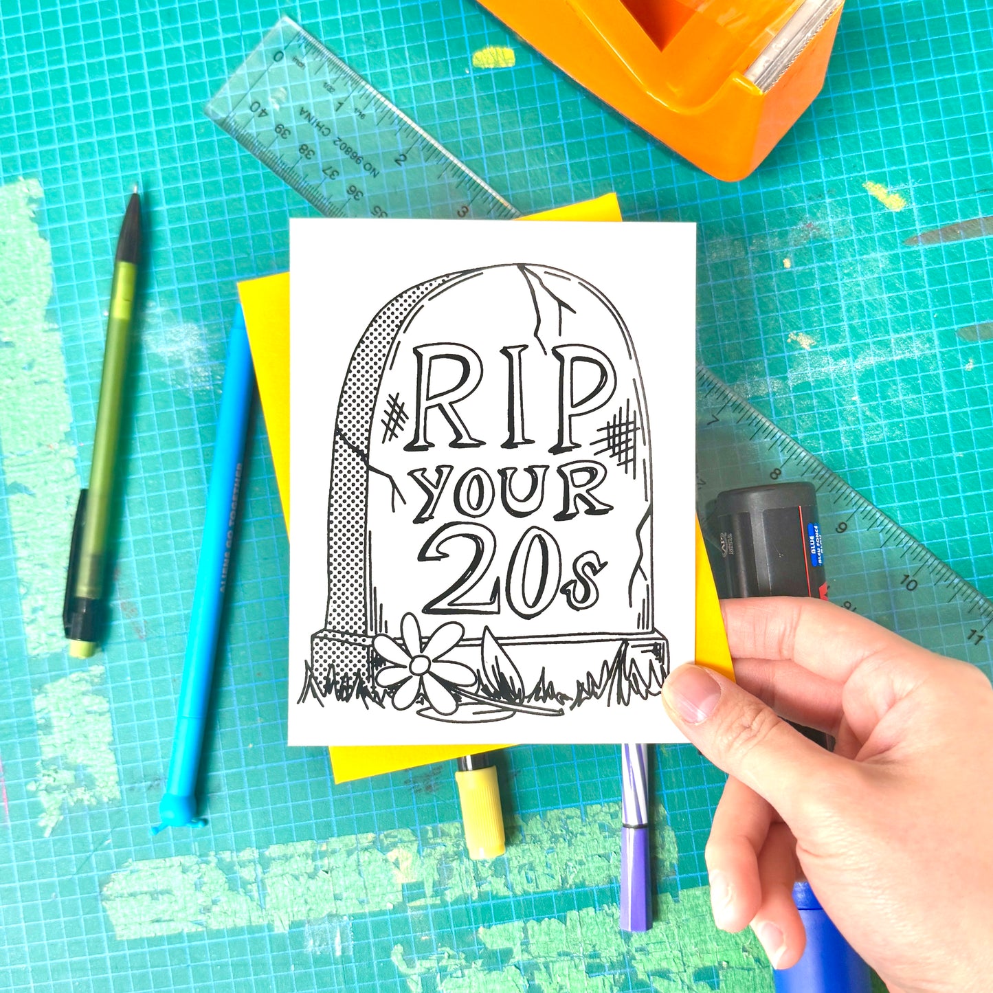 RIP to your 20s Greeting Card