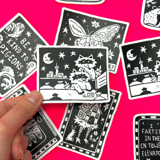 Toronto Raccoons Sticker