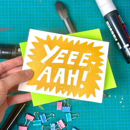 Yeee-aah! Greeting Card