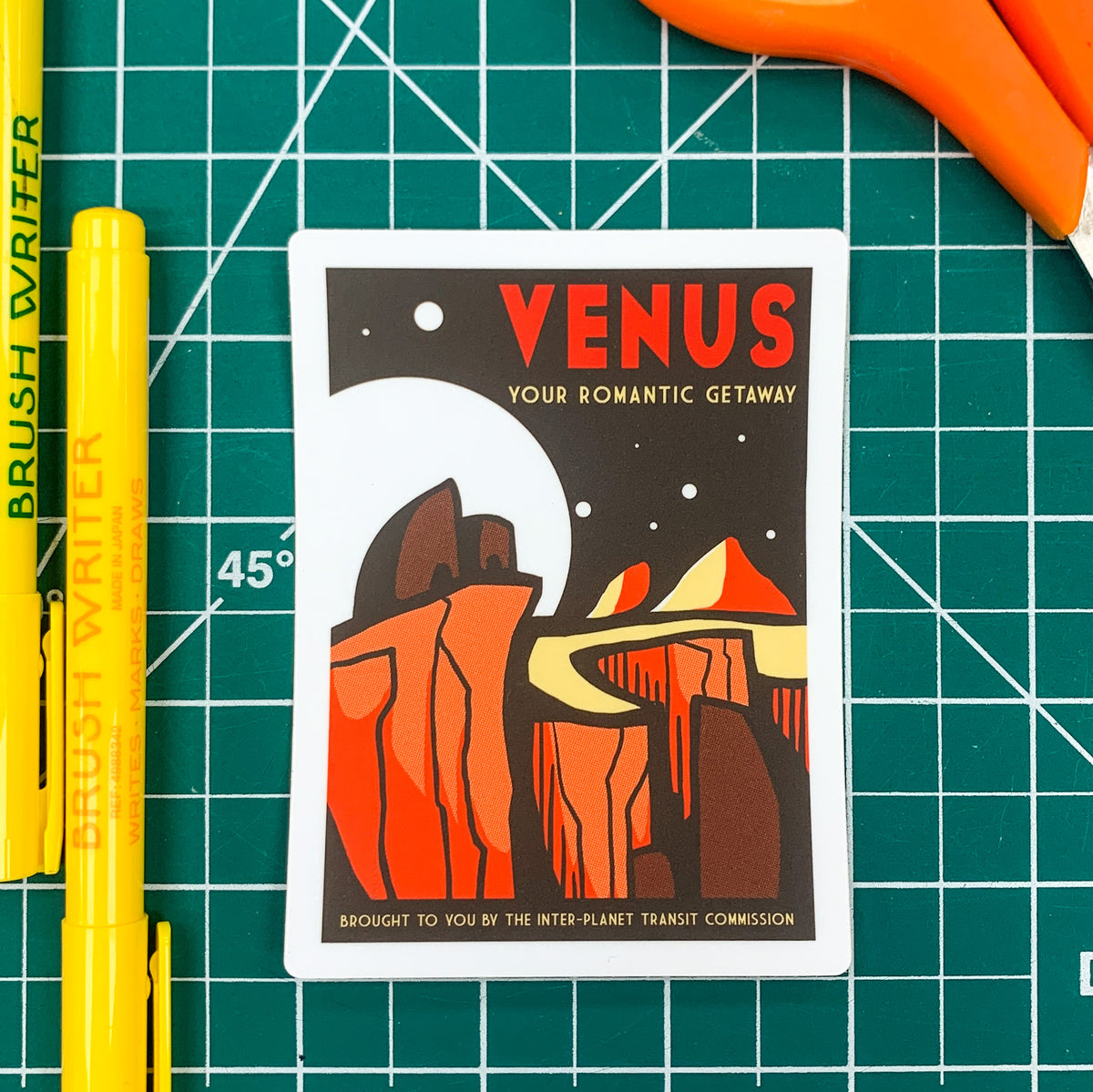 Venus Sticker Venus Sticker – Secret Planet