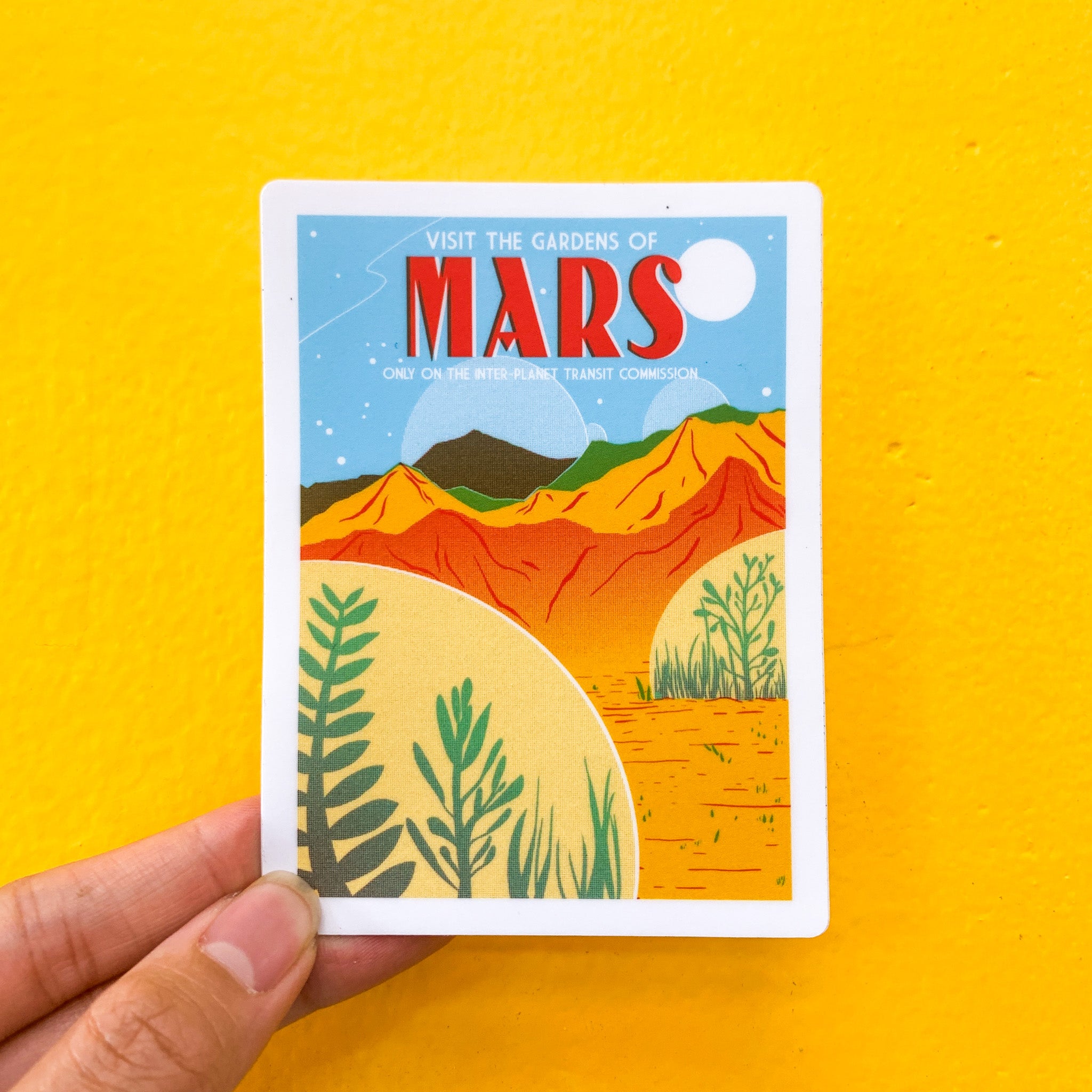 Mars Sticker – Secret Planet