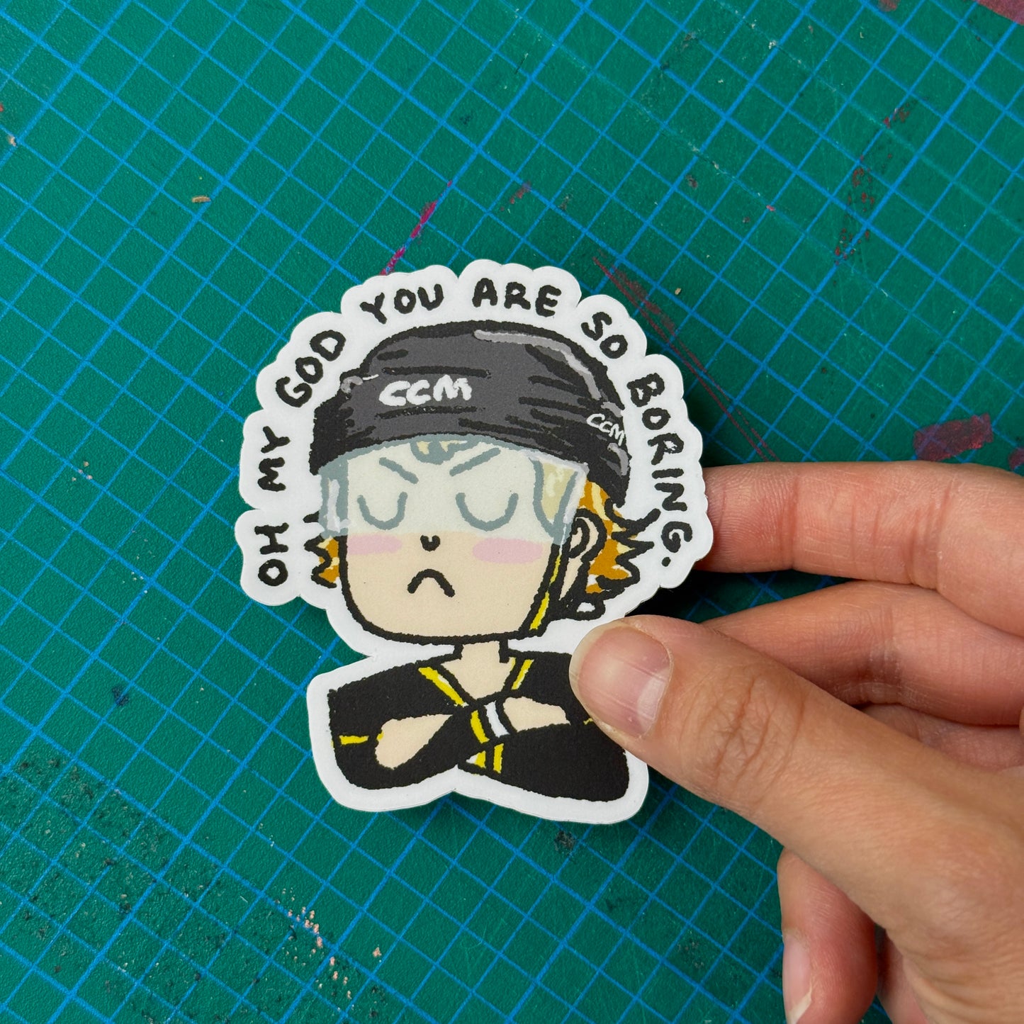 Rozanov You Are So Boring Vinyl Sticker
