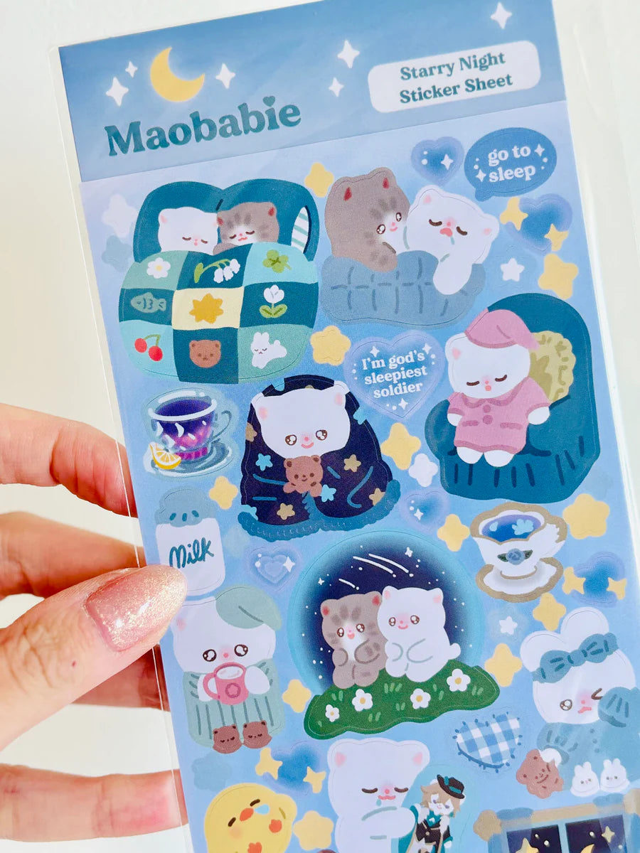 Starry Night - Sticker Sheet