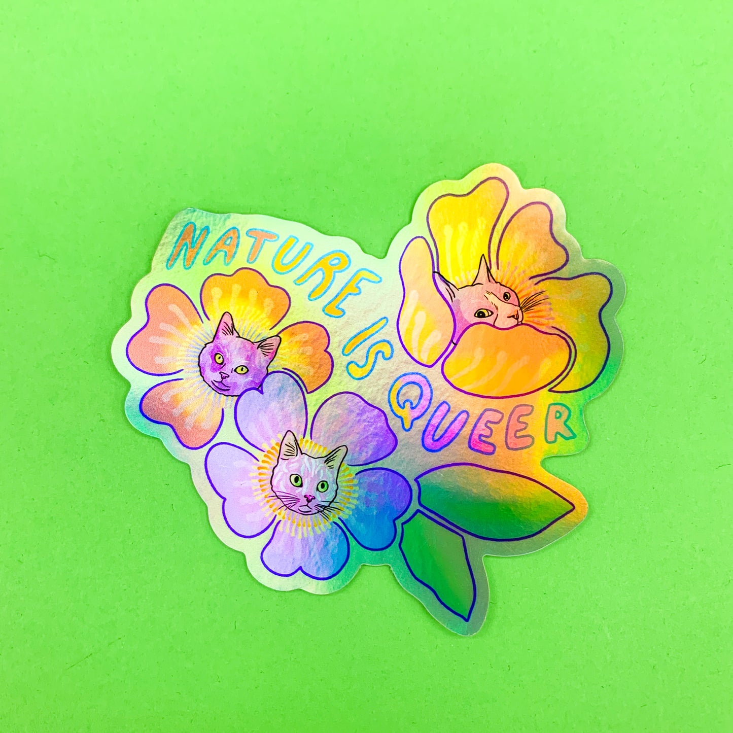 Nature is Queer Sticker