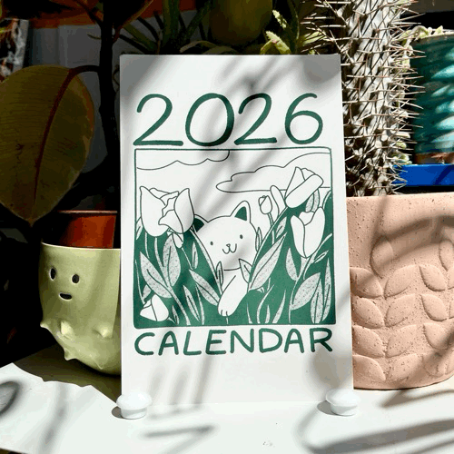 2026 - Cats n' Flowers Calendar